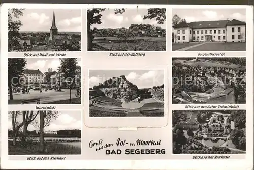 Bad Segeberg Jugendherberge Natur Festspielplatz Marktplatz Kalkberg  Kat. Bad Segeberg