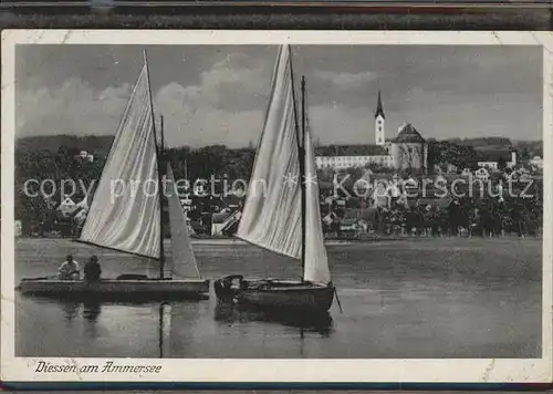 Diessen Ammersee Segelboote Kat. Diessen a.Ammersee