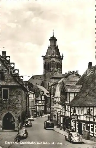 Korbach Stechbahn Kilianskirche Kat. Korbach