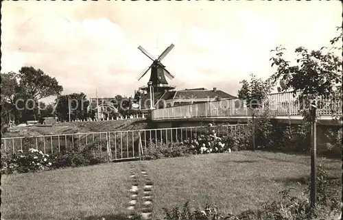 Norden Ostfriesland Deichmuehle Muehlenbruecke Kat. Norden