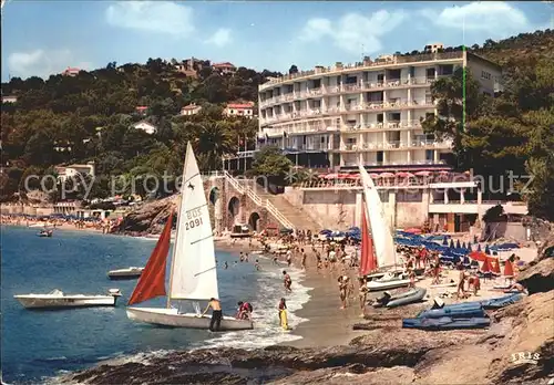 Rayol Canadel sur Mer Plage Hotel Bailli de Suffren Kat. Rayol Canadel sur Mer