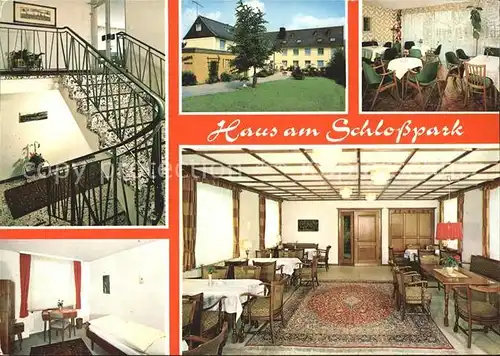 Bad Berleburg Hotelpension Haus Erna Haus am Schlosspark  Kat. Bad Berleburg