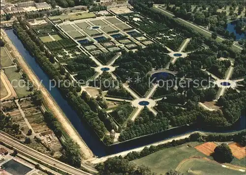 Hannover Herrenhaeuser Gaerten Fliegeraufnahme Kat. Hannover