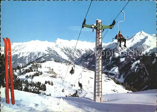 Mayrhofen Zillertal Penken Sessellift Brandbergkolm Zillergrund Ahornspitze Kat. Mayrhofen