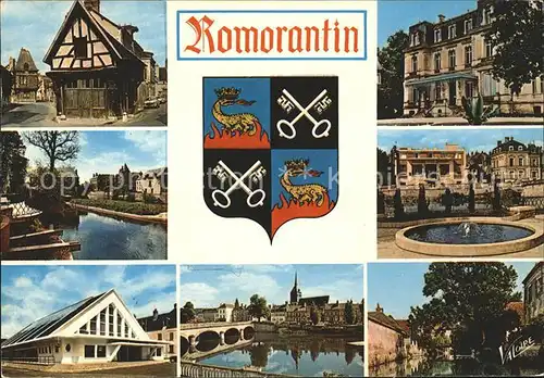 Romorantin Lanthenay Le Carroir Dore Hotel de ville Poste Sauldre Rue de Venise Kat. Romorantin Lanthenay