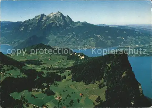 Buergenstock Hotels Fliegeraufnahme Pilatus Kat. Buergenstock