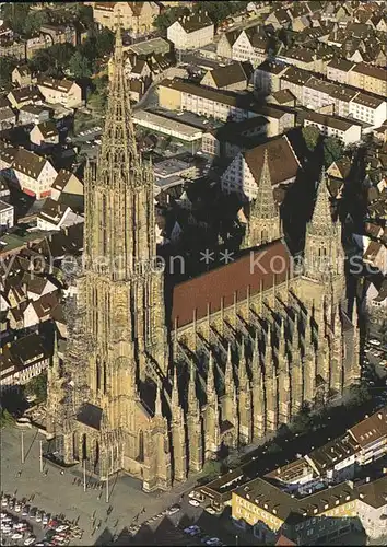 Ulm Donau Muenster Fliegeraufnahme Kat. Ulm