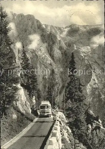 Berchtesgaden Kehlsteinstrasse Goellgruppe Kat. Berchtesgaden