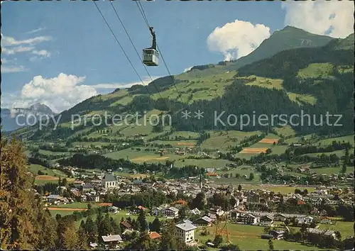 Kitzbuehel Tirol Kitzbueheler Horn Seilbahn  Kat. Kitzbuehel