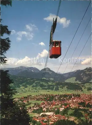 Oberstdorf Nebelhorn Seilbahn Kat. Oberstdorf