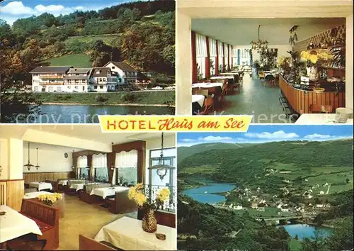 Einruhr Hotel Cafe Haus am See  Kat. Simmerath