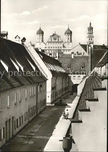 Augsburg Fuggerei Ochsengasse Rathaus Perlach Kat. Augsburg