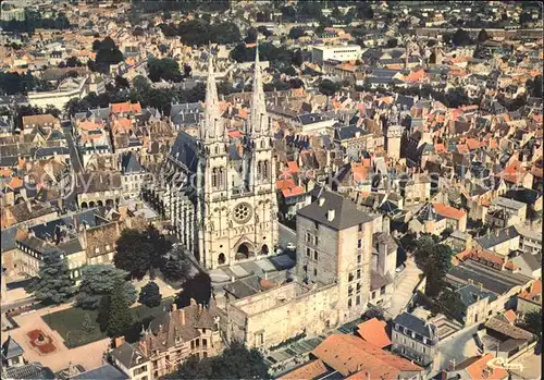 Moulins Allier Vue aerienne Cathedrale La Mal Coiffee  Kat. Moulins