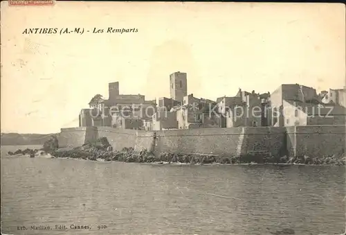 Antibes Alpes Maritimes Les Remparts Kat. Antibes