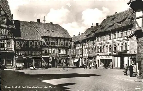 Bad Gandersheim Partie am Markt Roswithastadt Kat. Bad Gandersheim