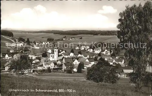 Unterkirnach Gesamtansicht Schwarzwald Kat. Unterkirnach