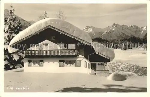 Sonthofen Oberallgaeu Haus Dora Wintersportplatz Alpenpanorama Kat. Sonthofen