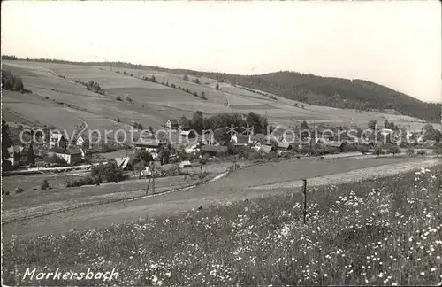 Markersbach Panorama Kat. Markersbach