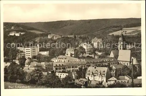 Bad Schwalbach Ortsansicht mit Kirche Kat. Bad Schwalbach