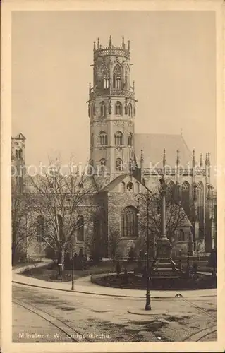 Muenster Westfalen Ludgerikirche Bromsilber Kat. Muenster