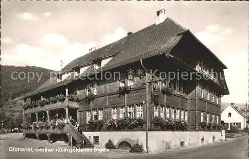 Glottertal Gasthof Zum goldenen Engel Kat. Glottertal Schwarzwald