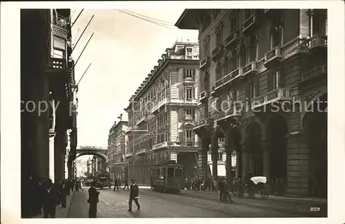 Genova Genua Liguria Strassenpartie Innenstadt Kat. Genova