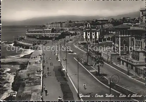 Genova Genua Liguria Corso Italia Lido d Albaro Kat. Genova