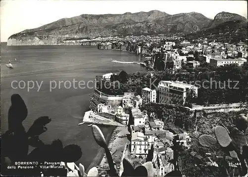 Sorrento Campania Panorama della Pensione Villa Marino Kat. Sorrento