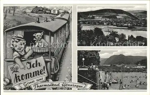 Bad Hoenningen Thermalbad Eisenbahn  Kat. Bad Hoenningen