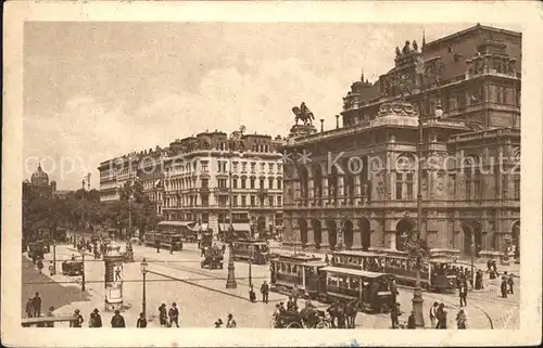 Wien Staatsoper Opernring Kat. Wien