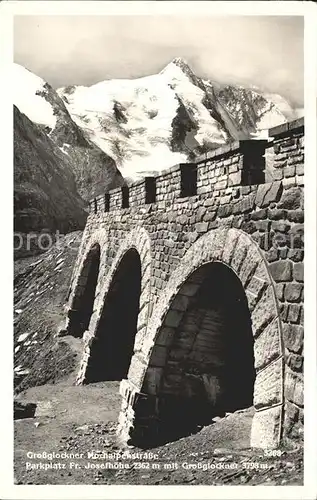 Grossglockner Hochalpenstrasse Parkplatz Josefhoehe Kat. Heiligenblut