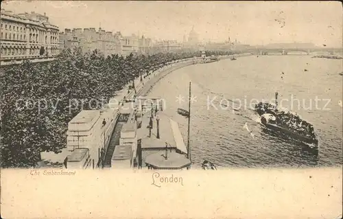 London Embankment Dampfer Kat. City of London