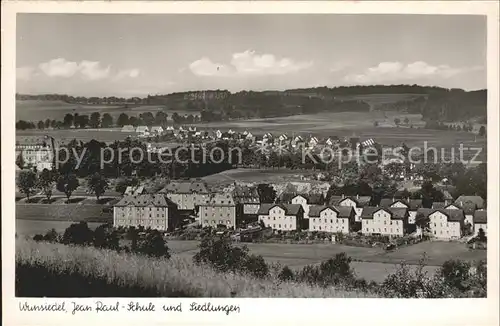 Wunsiedel Jean Paul Schlule Siedlungen Kat. Wunsiedel