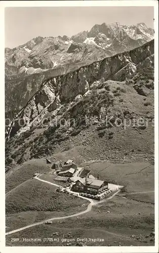 Garmisch Partenkirchen Hochalm Dreitorspitze Kat. Garmisch Partenkirchen