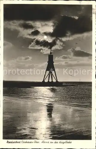 Cuxhaven Nordseebad Doese Kuegelbake Kat. Cuxhaven