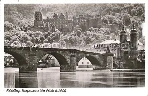 Heidelberg Neckar Bruecke Schloss Kat. Heidelberg