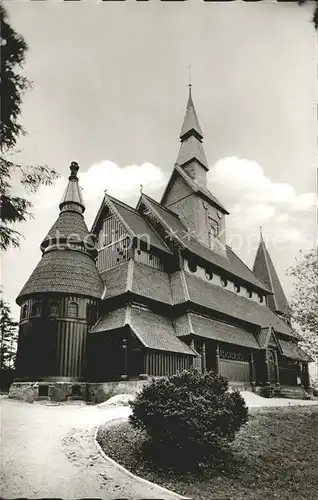 Hahnenklee Bockswiese Harz Gustav Adolfkirche Kat. Goslar