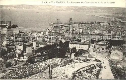 Marseille Quais pris N D Garde Kat. Marseille