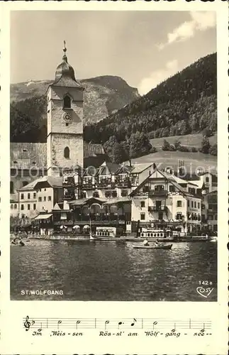 St Wolfgang Salzkammergut Wolfgangsee Kirche Lied Kat. St. Wolfgang im Salzkammergut