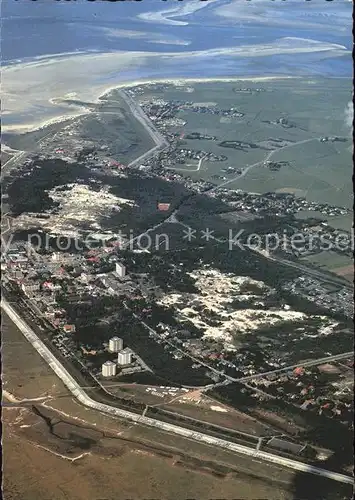 St Peter Ording Fliegeraufnahme Kurzentrum Tuemlauer Bucht Kat. Sankt Peter Ording