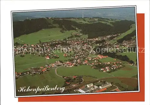 Hohenpeissenberg Fliegeraufnahme Berggasthof Bayerischer Rigi Kat. Hohenpeissenberg