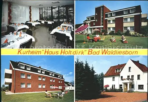 Bad Waldliesborn Kurheim Haus Holtdirk Kat. Lippstadt