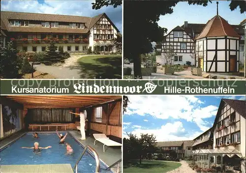 Rothenuffeln Sanatorium Lindenmoor  Kat. Hille