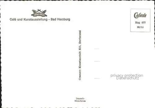 Bad Harzburg Cafe Kunstausstellung Kat. Bad Harzburg
