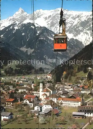 Schruns Vorarlberg Montafoner Hochjochbahn Zimba Vandanser Steinwand Kat. Schruns