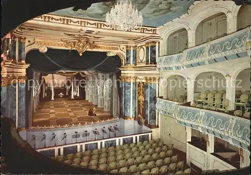 Schwetzingen Rokoko Theater  Kat. Schwetzingen