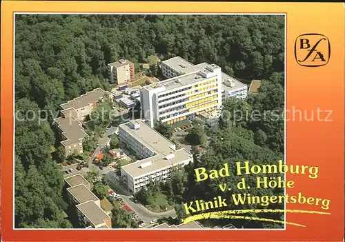 Bad Homburg Fliegeraufnahme Klinik Wigertsberg Kat. Bad Homburg v.d. Hoehe