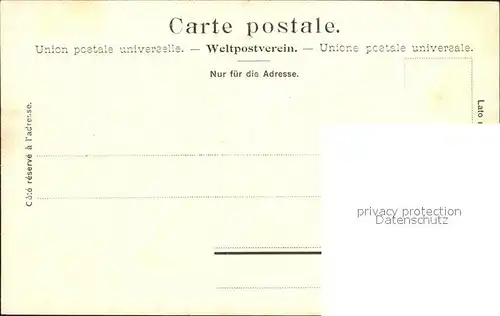 Lausanne VD Alpe Gruesse Saengerfahrt Freiburger Maennergesangvereins  / Lausanne /Bz. Lausanne City