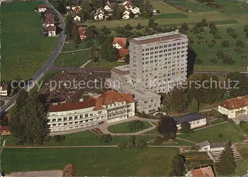 Wetzikon TG Kreisspital Fliegeraufnahme Kat. Wetzikon TG