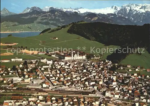 Einsiedeln SZ Kloster Sihlsee Glarner Alpen / Einsiedeln /Bz. Einsiedeln